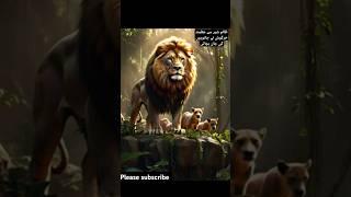 A curel lion and wise rabbit #shorts #virlal #pleasesupport