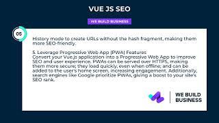 Vue Js Seo | SEO | We Build Business