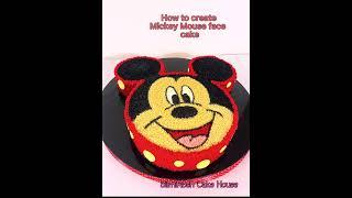 Mickey Mouse cake design