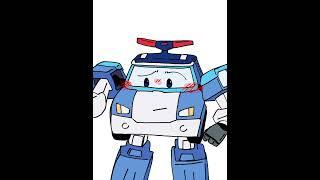 Im not your little girl anymore!.. (ft: Poli , Stelly ) #poli #art #animation #robocarpoli #memes