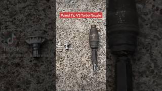 Pressure Washer Wand Tip VS Turbo Nozzle