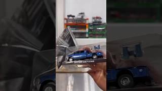 Cracked the bright blue LP Diecast Garage Ram deck truck  #ram #cummins #decktruck #diecast