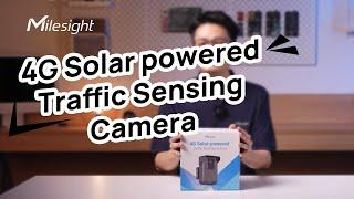 4G Solar powered Traffic Sensing Camera Unboxing