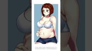 Chubby anime girl