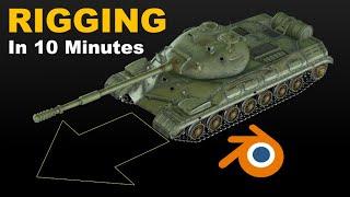 How to Rig a Tank in 9 Minutes | Blender Tutorial (Arijan)