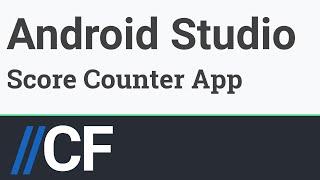 Android - Score Counter App - Table layout - Vector Asset Studio - Material Icons - Click Events