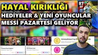 HEDİYELER VERİLDİ !!! YENİ OYUNCULAR & ÜCRETSİZ PAKETLER & GELECEKLER (eFootball 2023 Mobile Konsol)