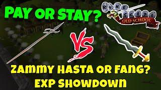 Zamorakian Hasta vs Fang | OSRS NMZ | Pay or Stay #68