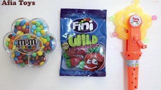 Fini sweets candy show with M & M with Play group rhymes from Afia Toys