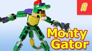 How to Build Monty Gator (FNAF) Lego Moc!