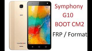 Symphony G10 Frp Reset [ CM2 ] ll Symphony G10 Boot ll Symphony G10 Format ll Symphony G10 Reset ll