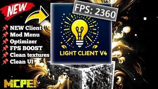 Light Client V4 For MCPE 1.20+ | FPS BOOST Optifine For MCPE 1.20 | FPS BOOST Optifine Minecraft