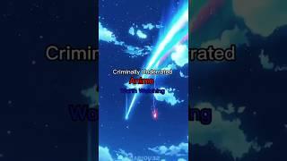 Top 5 Underrated Anime  Which are Worth to watch 
