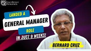 Bernard from Malaysia Lands a Role as a GM for an MNC in Singapore in Just 9 Weeks 