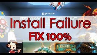 Facebook Game room install Failure Fix - 100% Working