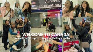 WELCOME TO CANADA!! ang dami na namin  our simple salosalo + my birthday vlog ⎯buhay Canada