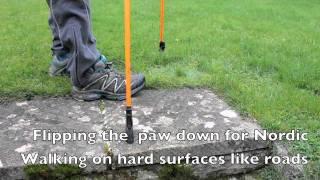 How to use Exel Nordic Walking Poles All Terrain Tip