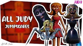 ALL Roblox Judy JUMPSCARES [Chapter 1 AND Chapter 2]