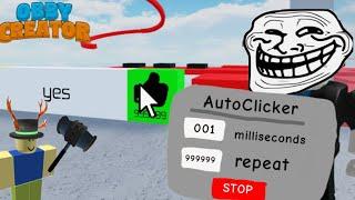 If you can spam like your own obby..... | Roblox Obby Creator