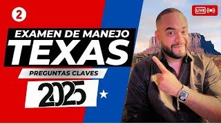 EXAMEN TEORICO DE MANEJO TEXAS 2025 I Aprobarás con estas preguntas #2