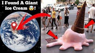 I Found Giant Ice Cream  on google maps and google earth  #maps #earth #hrgoogleearth