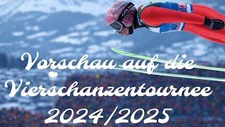 VORSCHAU zur Vierschanzentournee 2024/2025 mit RTL Skispringen