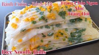 15-Minute Breakfast! Delicious Rice Noodle Rolls for A Quick Breakfast! Quick and Simple recipe