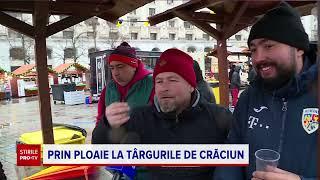 Târgurile de Crăciun din țară, afectate de vremea capricioasă