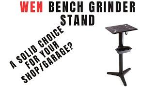 When Bench Grinder Stand - Is it a good choice for your shop/garage? #grinder #wen #tools #garage