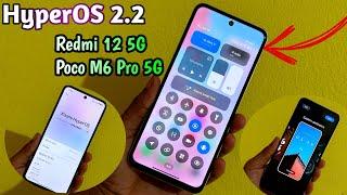 Redmi 12 5G/Poco M6 Pro 5G HyperOS 2.0 VieOS Review | Best in Performance 