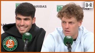 Carlos Alcaraz & Jannik Sinner Post-Match Press Conference | 2025 Roland-Garros