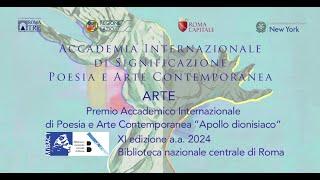 Video Premio Apollo dionisiaco Arte 2024