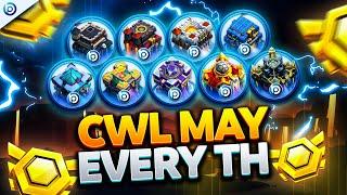 The NEW BEST CWL and WAR BASE LINKS For Every Town Hall in CoC 2025 | Clash of Clans Base  Layouts