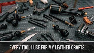 Every TOOL I use for My Leather Crafts️ [RU Subs]