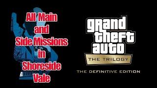 GTA 3 DE | Full Walkthrough | All Main and Side Missions | Shoreside Vale | 2K