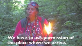 Getting permission to receive a message from Mayan Elder Paula López Domingo