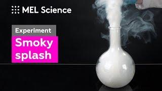 How to make smoke without fire ("Smoky Splash" experiment)