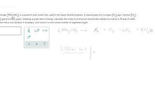 ALEKS - Simple Stoichiometry