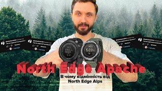 North Edge Apache. Краш-тест такчичного годинника. Відміність North Edge Alps від North Edge Apache