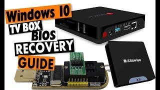 EPROM BIOS Recovery Guide: Beelink, Chuwi, Intel Windows 10 TV Box Tutorial