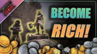 Farm GOLD & SILVER Easy & Quickly | Age of War | Conan Exiles Beginners Guide 2023