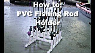 How to make a PVC Fishing Rod Holder