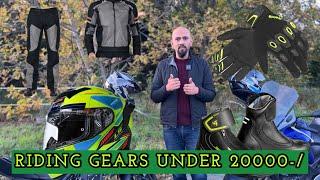 Top Riding gears under 20000-/ in year 2024-2025 #gyaniguruvar