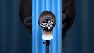 summer cool hair braiding tutorial #shorts #hairstyle