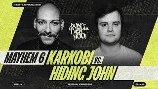 Karkobi vs Hiding John⎪MAYhem #6⎪Rap Battle⎪DLTLLY