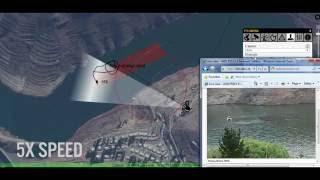 SpotterRF Perimeter Surveillance Radar System Tracking Marine on Water