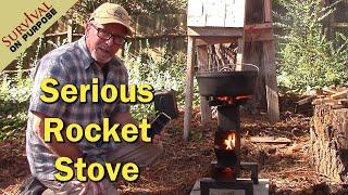 Industrial Strength Minuteman "K" Rocket Stove Test and Review