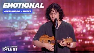 Listen to this EMOTIONAL singer - ALESSANDRO - France's Got Talent 2021