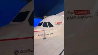 Airbus A380 - 800 Experience Emirates simulator at Dubai mall #fly #flight #emirates #dubai #explore