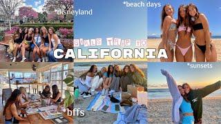 CALIFORNIA GIRLS TRIP VLOG! disneyland, beach, sunsets, good food + more️